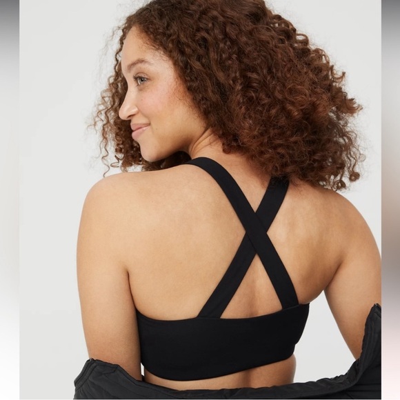 NWT OFFLINE Aerie Real Me Xtra Square Neck Cross Back Sports Bra - Picture 2 of 8